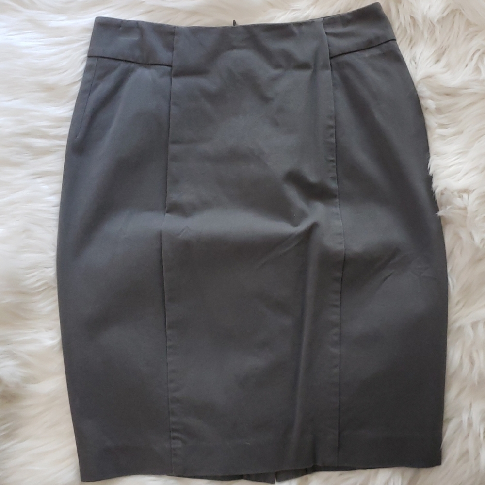 Loft gray skirt